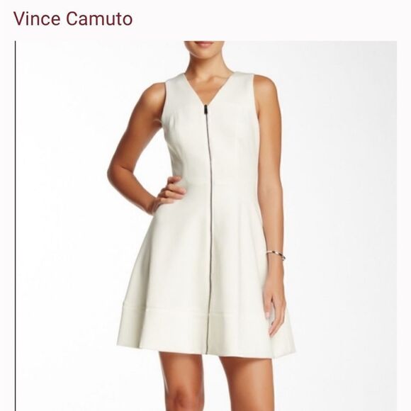 Vince Camuto Dresses & Skirts - Vince Camuto New Zipper Sleeveless Mini Dress